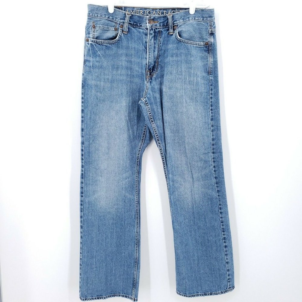 American Eagle Men's Jeans Bootcut 33 x 32 Medium